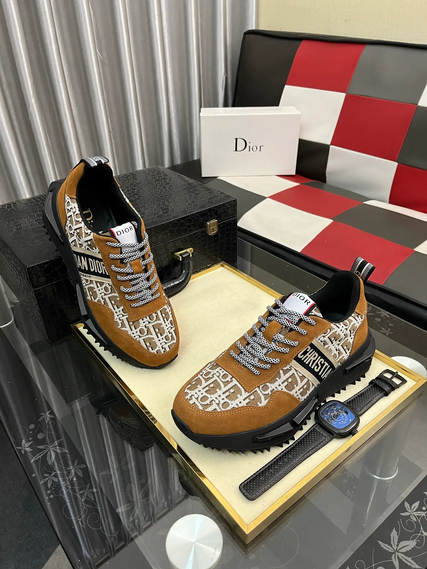 Men's shoes💰458⌚️⌚️"Dior DIOR*" latest hot style casual shoes, top brand [seduce] luxury~purchase, top~quality. [Strong] The upper is made of imported breathable cowhide with material ➕ breathable sheepskin feet (•) and fine workmanship. Code number: 38-442️⃣Colors available